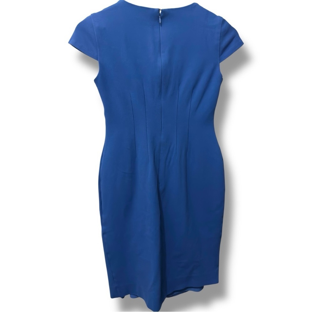 Brooks Brothers | EUC Royal Blue Sheath Dress with Square Neck (size 0-2) - Picture 3 of 12